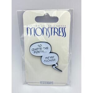 SKYBOUND MONSTRESS Yesterdays Enamel PIN To Quote the Poets New Sealed